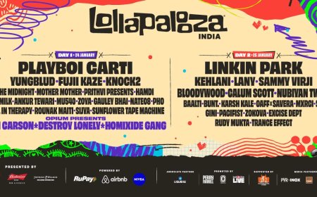 Lollapalooza India 2026 | Linkin Park, Playboi Carti, YUNGBLUD Live in Mumbai