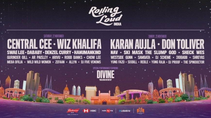 Rolling Loud India 2025 | Karan Aujla, Central Cee & Global Hip-Hop Festival in Mumbai